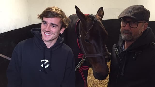 Antoine Griezmann cheval le trot